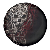 Skull Spare Tire Cover Silver Warrior Royal - Wonder Print Shop