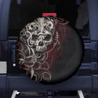 Skull Spare Tire Cover Silver Warrior Royal - Wonder Print Shop