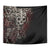 Skull Tapestry Silver Warrior Royal - Wonder Print Shop