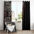 Skull Window Curtain Silver Warrior Royal - Wonder Print Shop