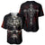 Skull Baseball Jersey Head Skeleton Cross Skull - Wonder Print Shop