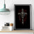 Skull Canvas Wall Art Head Skeleton Cross Skull - Wonder Print Shop