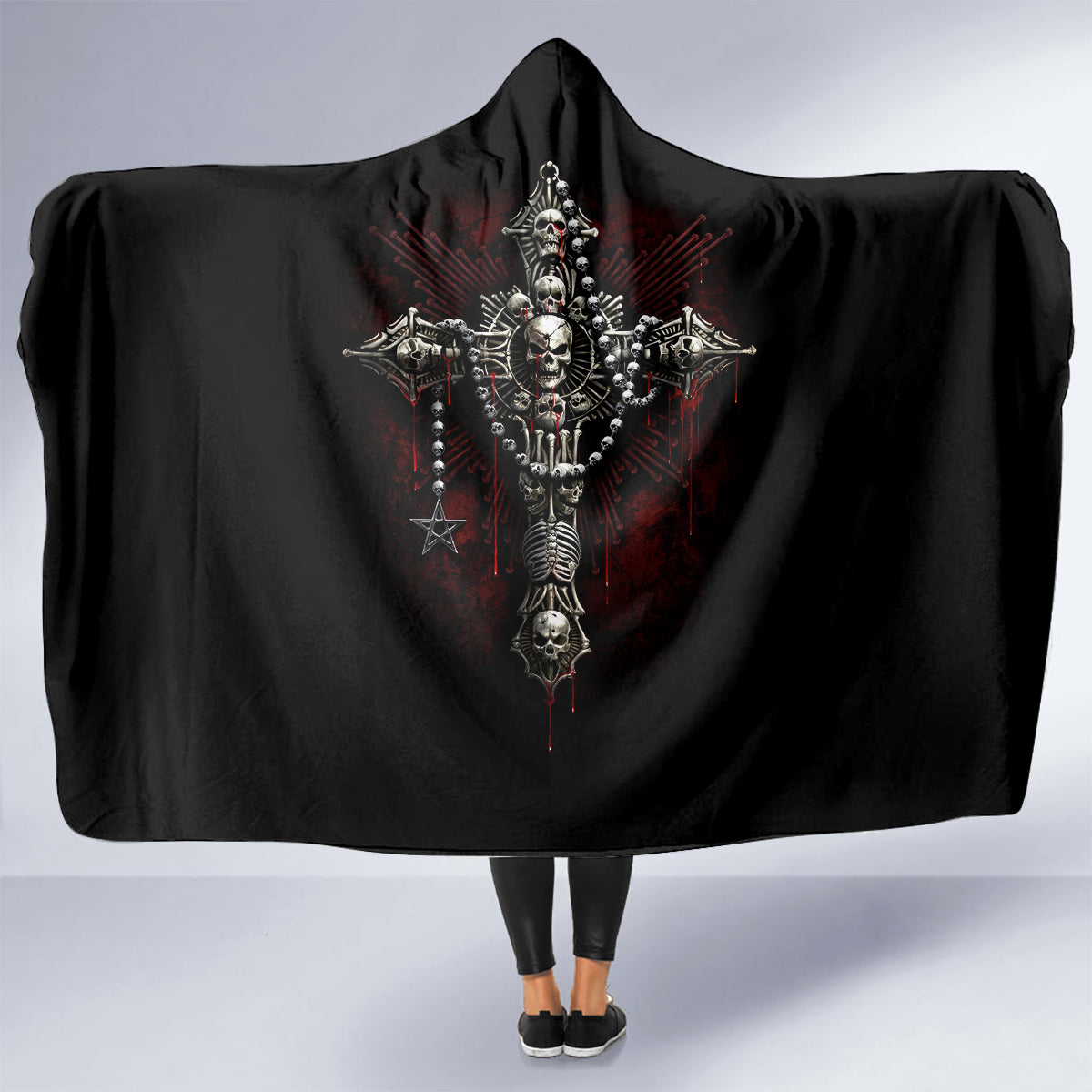 skull-hooded-blanket-head-skeleton-cross-skull