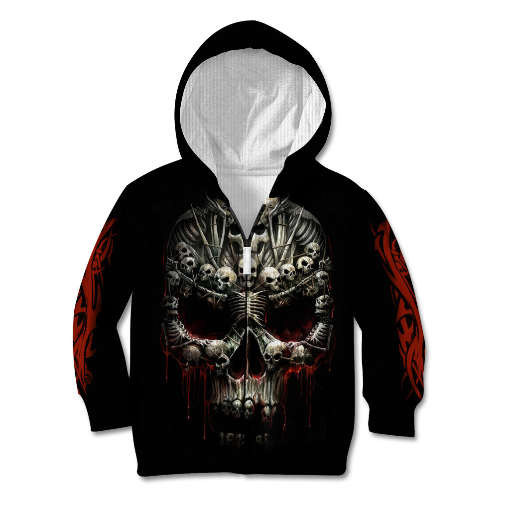 Skull Kid Hoodie Head Skeleton Cross Skull - Wonder Print Shop