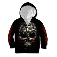 Skull Kid Hoodie Head Skeleton Cross Skull - Wonder Print Shop
