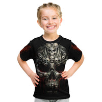 Skull Kid T Shirt Head Skeleton Cross Skull - Wonder Print Shop