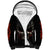 Skull Sherpa Hoodie Head Skeleton Cross Skull - Wonder Print Shop