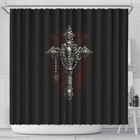 skull-shower-curtain-head-skeleton-cross-skull