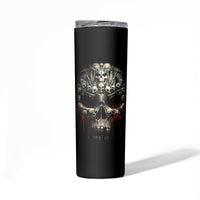 Skull Skinny Tumbler Head Skeleton Cross Skull - Wonder Print Shop