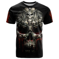 Skull T Shirt Head Skeleton Cross Skull - Wonder Print Shop