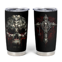 Skull Tumbler Cup Head Skeleton Cross Skull - Wonder Print Shop