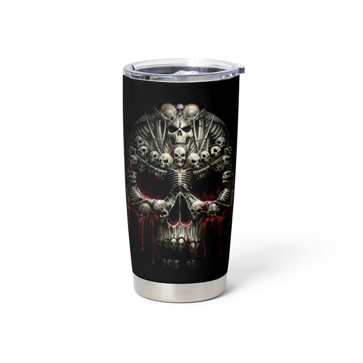 Skull Tumbler Cup Head Skeleton Cross Skull - Wonder Print Shop