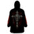 Skull Wearable Blanket Hoodie Head Skeleton Cross Skull - Wonder Print Shop