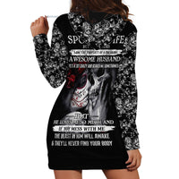 Skull Hoodie Dress Skull Girl Spoiled Wife - Wonder Print Shop