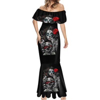 Skull Mermaid Dress Skull Girl Spoiled Wife - Wonder Print Shop