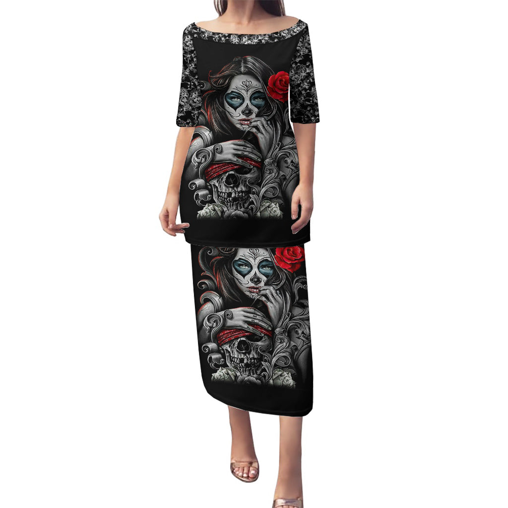Skull Puletasi Skull Girl Spoiled Wife - Wonder Print Shop