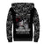 Skull Sherpa Hoodie Skull Girl Spoiled Wife - Wonder Print Shop
