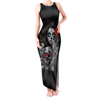 Skull Tank Maxi Dress Skull Girl Spoiled Wife - Wonder Print Shop