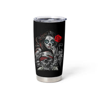 Skull Tumbler Cup Skull Girl Spoiled Wife - Wonder Print Shop