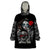 Skull Wearable Blanket Hoodie Skull Girl Spoiled Wife - Wonder Print Shop