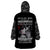 Skull Wearable Blanket Hoodie Skull Girl Spoiled Wife - Wonder Print Shop