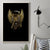 Skull Canvas Wall Art Golden Skull Steampunk - Wonder Print Shop