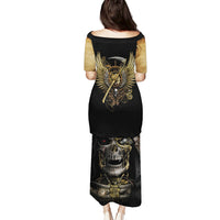 Skull Puletasi Golden Skull Steampunk - Wonder Print Shop