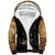 Skull Sherpa Hoodie Golden Skull Steampunk - Wonder Print Shop