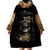 Skull Wearable Blanket Hoodie Golden Skull Steampunk - Wonder Print Shop