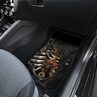 Skull Car Mats Skeleton Steampunk Heart Inside - Wonder Print Shop