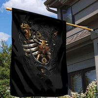 Skull Garden Flag Skeleton Steampunk Heart Inside - Wonder Print Shop