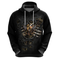 Skull Hoodie Skeleton Steampunk Heart Inside - Wonder Print Shop