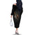 Skull Off The Shoulder Long Sleeve Dress Skeleton Steampunk Heart Inside - Wonder Print Shop