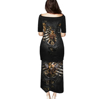 Skull Puletasi Skeleton Steampunk Heart Inside - Wonder Print Shop