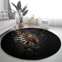 skull-round-carpet-skeleton-steampunk-heart-inside