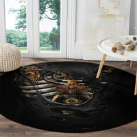 skull-round-carpet-skeleton-steampunk-heart-inside