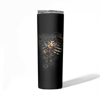 Skull Skinny Tumbler Skeleton Steampunk Heart Inside - Wonder Print Shop