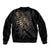 Skull Sleeve Zip Bomber Jacket Skeleton Steampunk Heart Inside - Wonder Print Shop