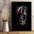 Skull Canvas Wall Art Skull Grim Time Reaper - Wonder Print Shop