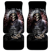 Skull Car Mats Skull Grim Time Reaper - Wonder Print Shop