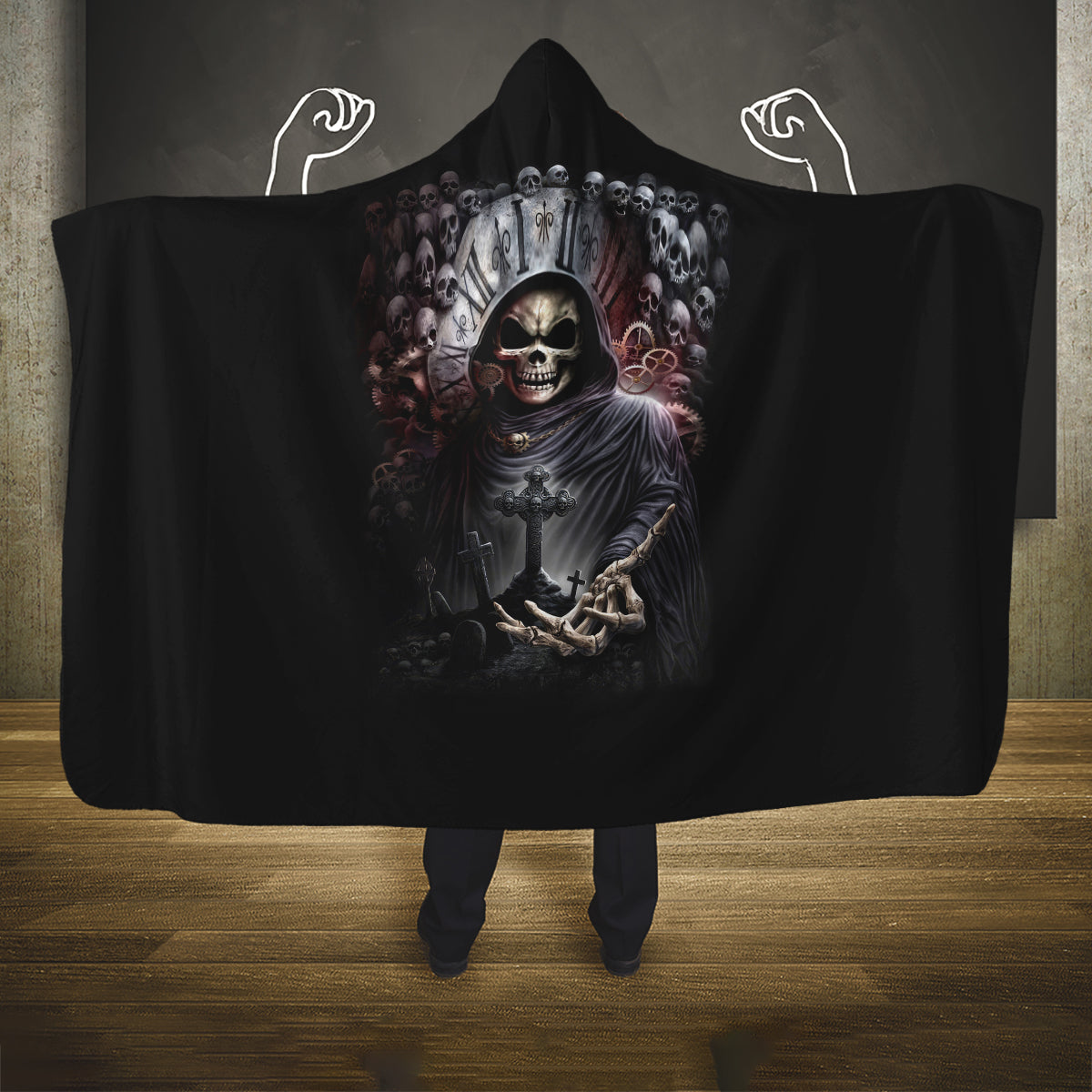 skull-hooded-blanket-skull-grim-time-reaper