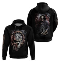 Skull Hoodie Skull Grim Time Reaper - Wonder Print Shop