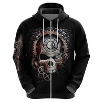 Skull Hoodie Skull Grim Time Reaper - Wonder Print Shop