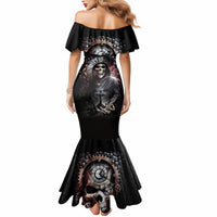 Skull Mermaid Dress Skull Grim Time Reaper - Wonder Print Shop