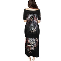 Skull Puletasi Skull Grim Time Reaper - Wonder Print Shop