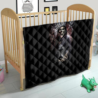 Skull Quilt Skull Grim Time Reaper - Wonder Print Shop