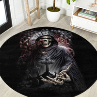 skull-round-carpet-skull-grim-time-reaper