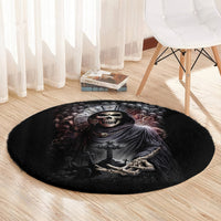 skull-round-carpet-skull-grim-time-reaper