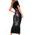 Skull Short Sleeve Bodycon Dress Skull Grim Time Reaper - Wonder Print Shop