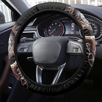 Skull Steering Wheel Cover Skull Grim Time Reaper - Wonder Print Shop